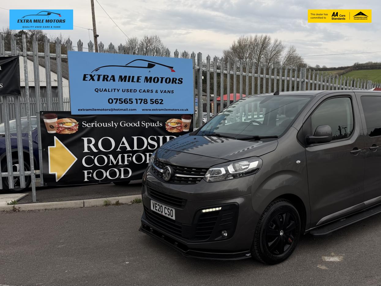Vauxhall Vivaro 2.0 Turbo D 3100 Sportive Crew Van Double Cab 5dr Diesel Manual L1 H1 Euro 6 (s/s) (120 ps)