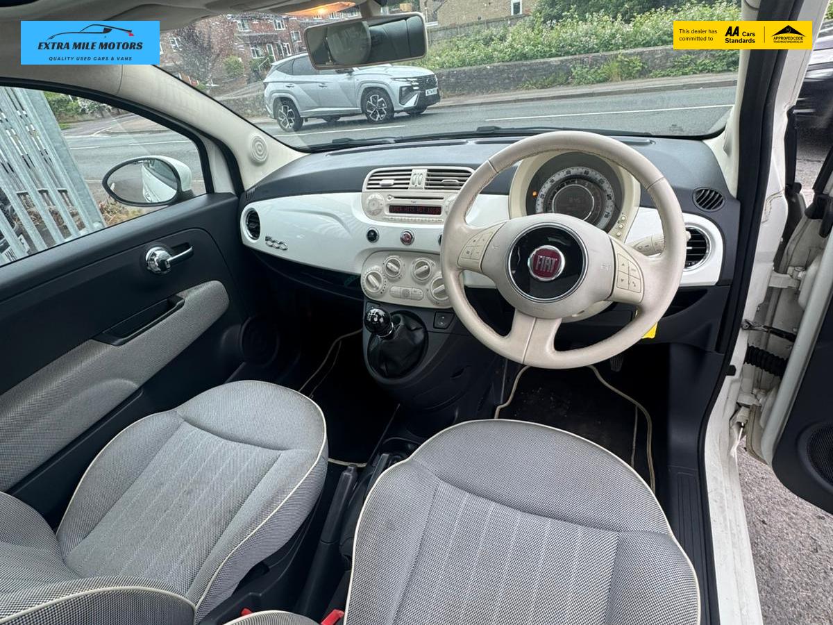 Fiat 500 1.2 Lounge Hatchback 3dr Petrol Manual Euro 5 (s/s) (69 bhp)