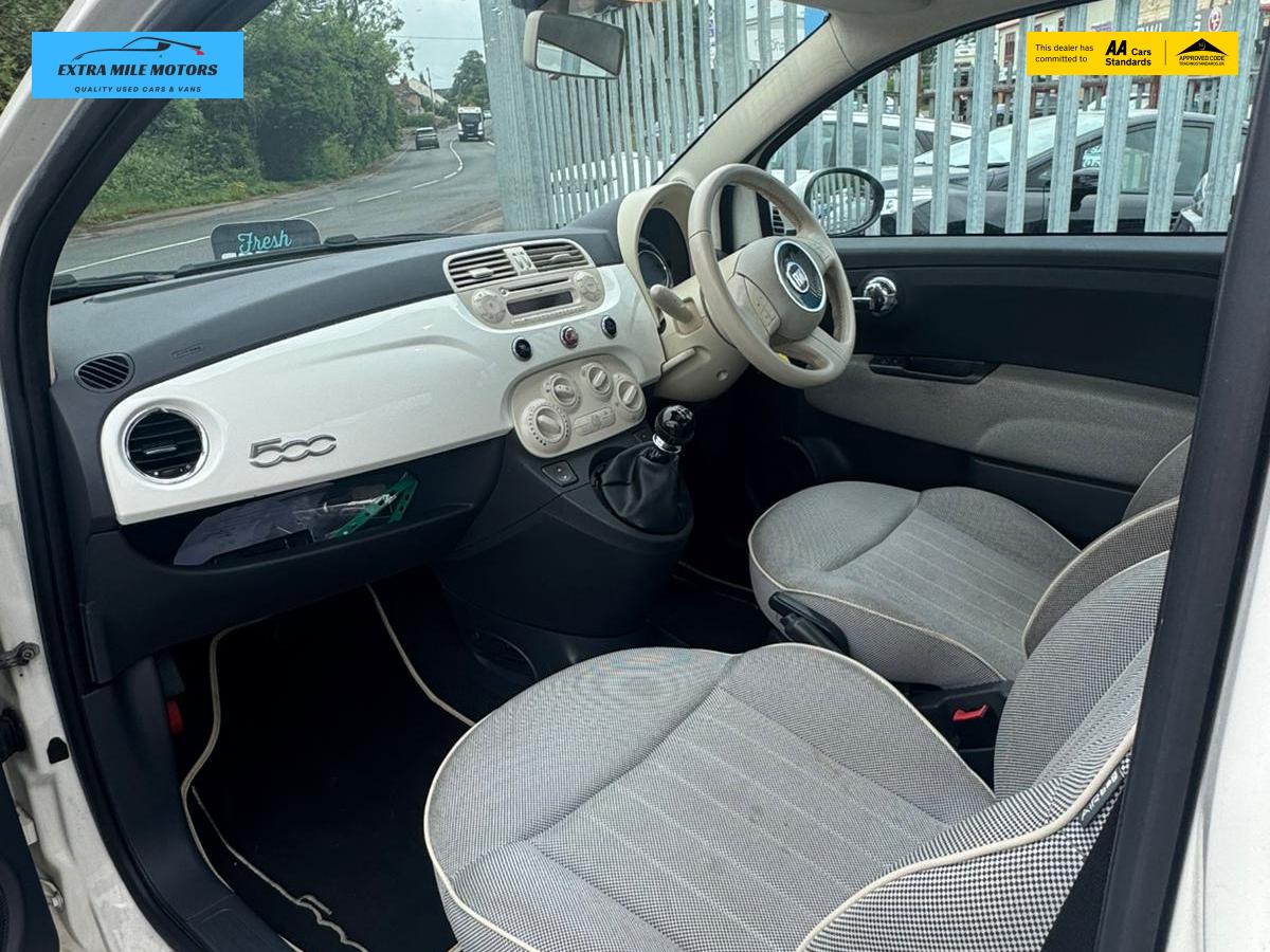 Fiat 500 1.2 Lounge Hatchback 3dr Petrol Manual Euro 5 (s/s) (69 bhp)