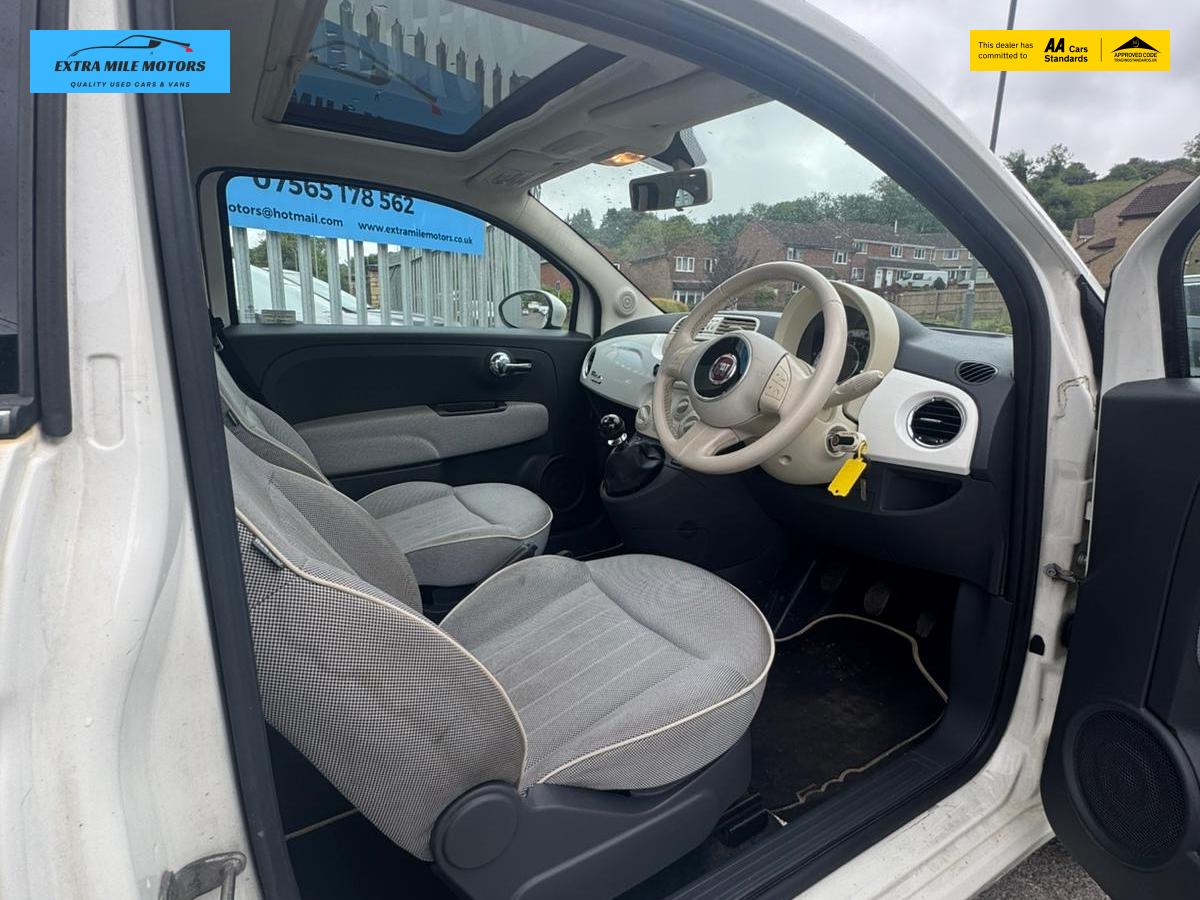 Fiat 500 1.2 Lounge Hatchback 3dr Petrol Manual Euro 5 (s/s) (69 bhp)