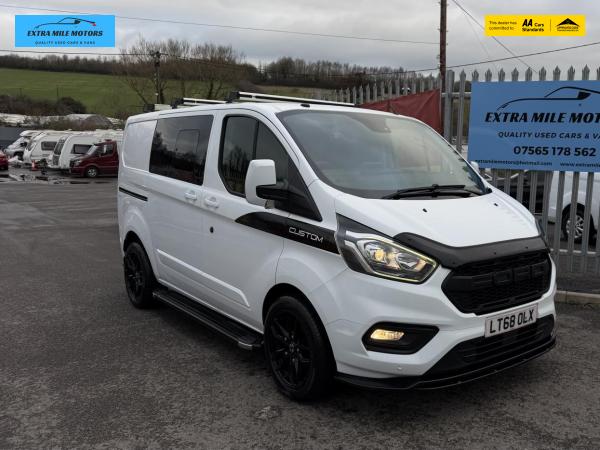 Ford Transit Custom 2.0 300 EcoBlue Limited Crew Van Double Cab 5dr Diesel Manual L1 H1 Euro 6 (6 Seat) (130 ps)