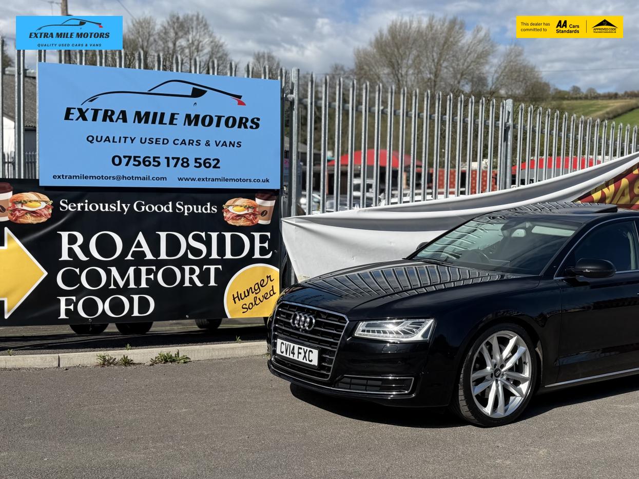 Audi A8 3.0 TDI V6 Sport Executive Saloon 4dr Diesel Tiptronic quattro Euro 6 (s/s) LWB (258 ps)