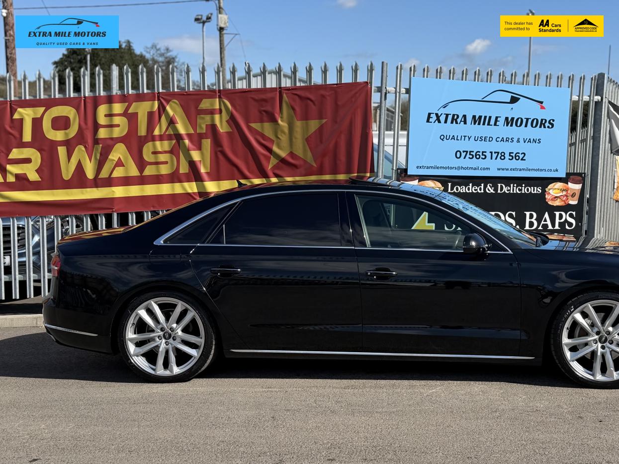 Audi A8 3.0 TDI V6 Sport Executive Saloon 4dr Diesel Tiptronic quattro Euro 6 (s/s) LWB (258 ps)