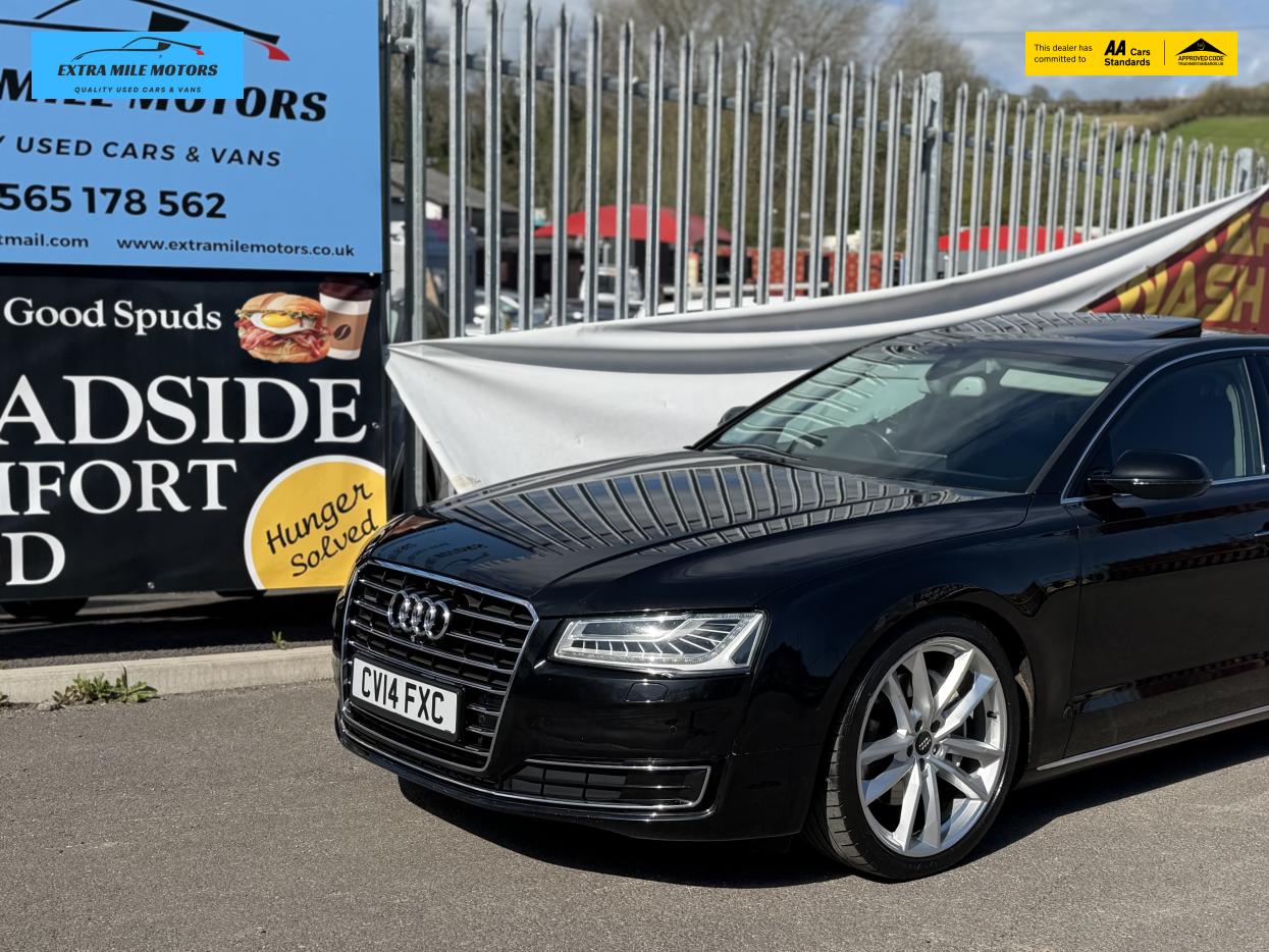 Audi A8 3.0 TDI V6 Sport Executive Saloon 4dr Diesel Tiptronic quattro Euro 6 (s/s) LWB (258 ps)