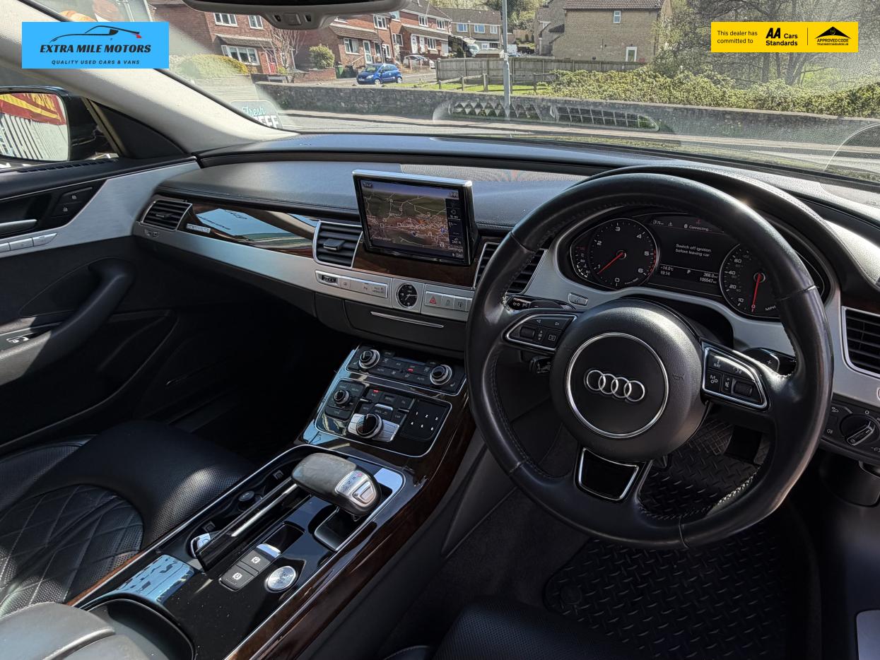 Audi A8 3.0 TDI V6 Sport Executive Saloon 4dr Diesel Tiptronic quattro Euro 6 (s/s) LWB (258 ps)