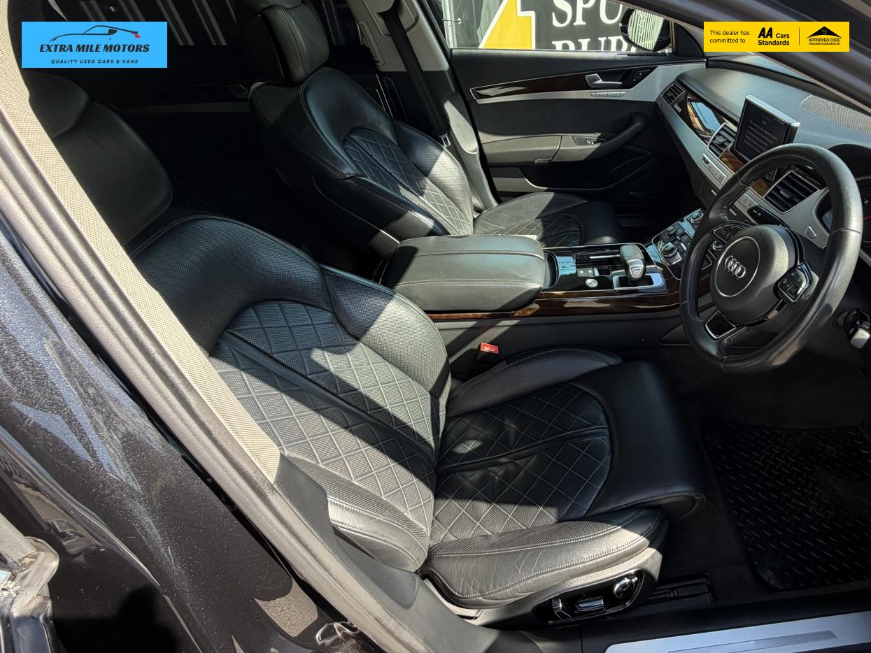 Audi A8 3.0 TDI V6 Sport Executive Saloon 4dr Diesel Tiptronic quattro Euro 6 (s/s) LWB (258 ps)