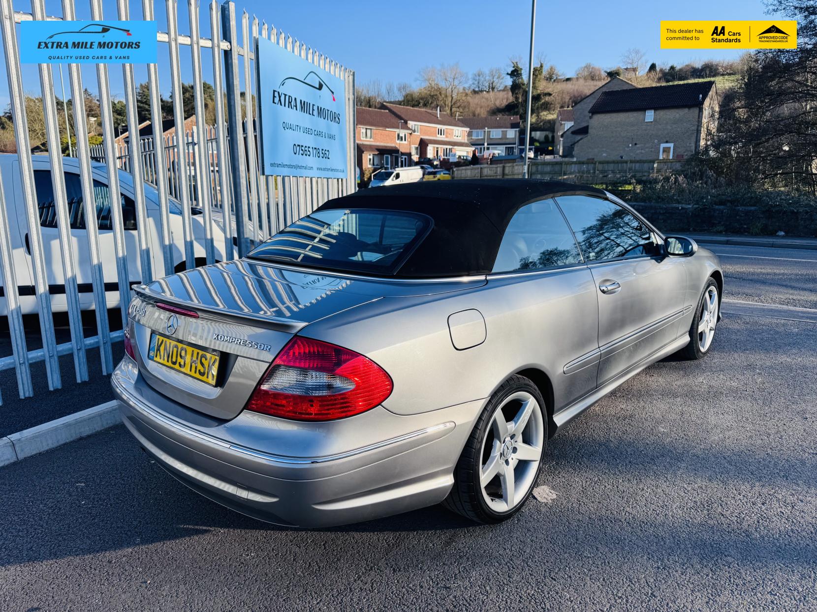 Mercedes-Benz CLK 1.8 CLK200 Kompressor Sport Cabriolet 2dr Petrol Automatic (214 g/km, 184 bhp)