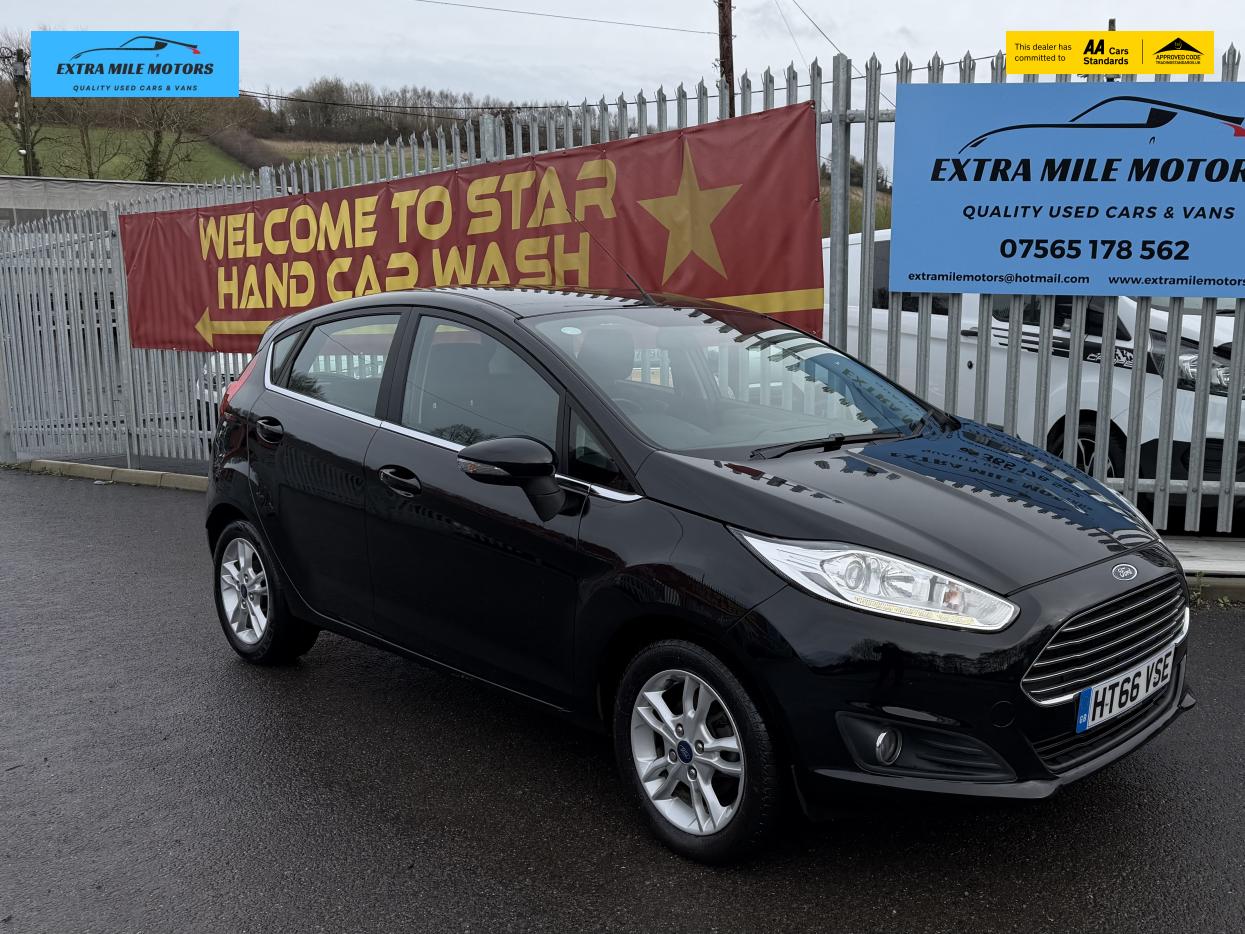 Ford Fiesta 1.0T EcoBoost Zetec Hatchback 5dr Petrol Manual Euro 6 (s/s) (100 ps)