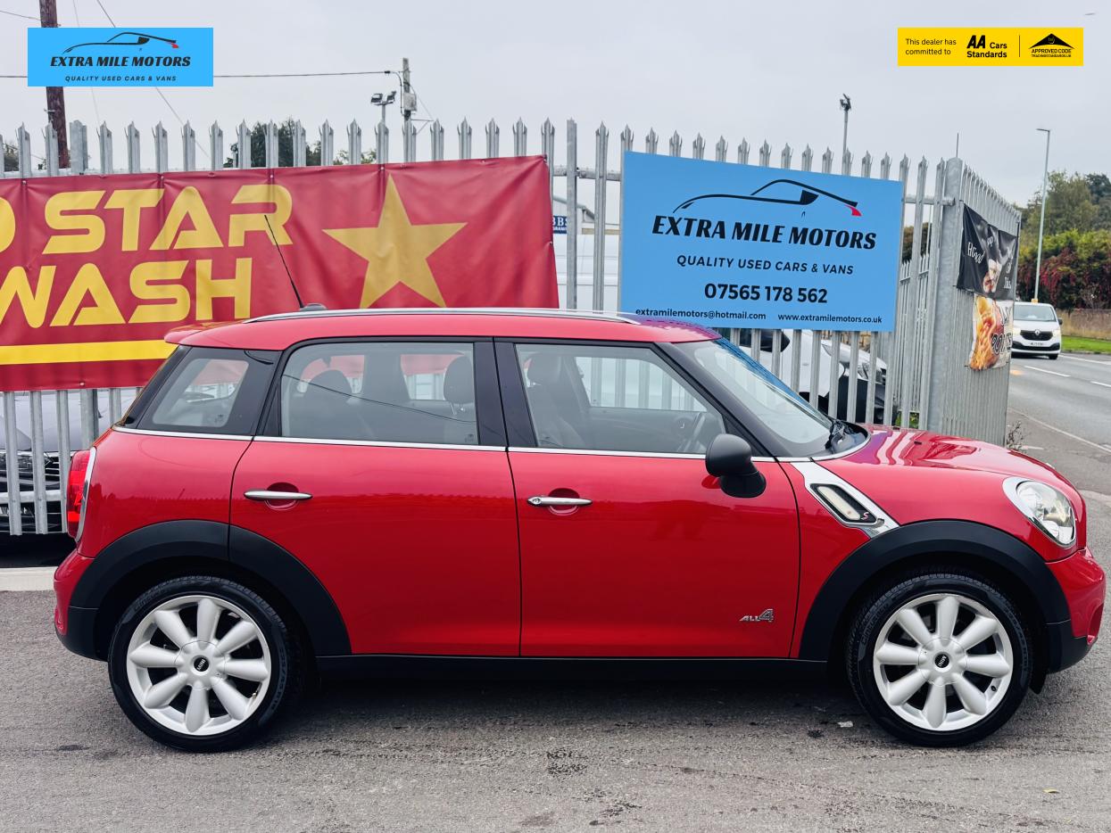 MINI Countryman 1.6 Cooper S SUV 5dr Petrol Manual ALL4 Euro 5 (s/s) (184 ps)