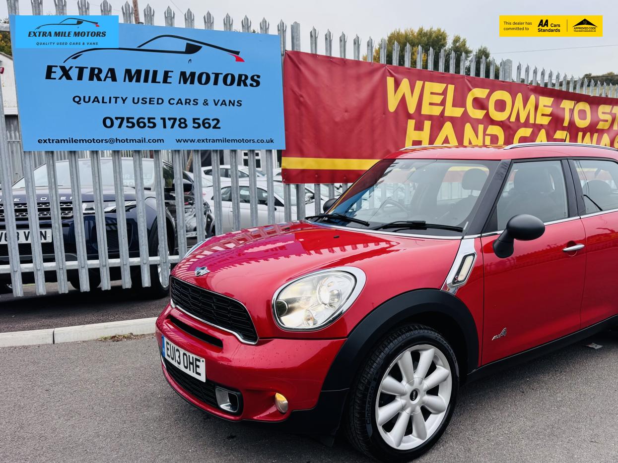 MINI Countryman 1.6 Cooper S SUV 5dr Petrol Manual ALL4 Euro 5 (s/s) (184 ps)