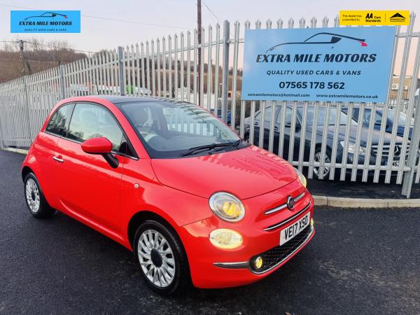 Fiat 500 1.2 Lounge Hatchback 3dr Petrol Manual Euro 6 (s/s) (69 bhp)