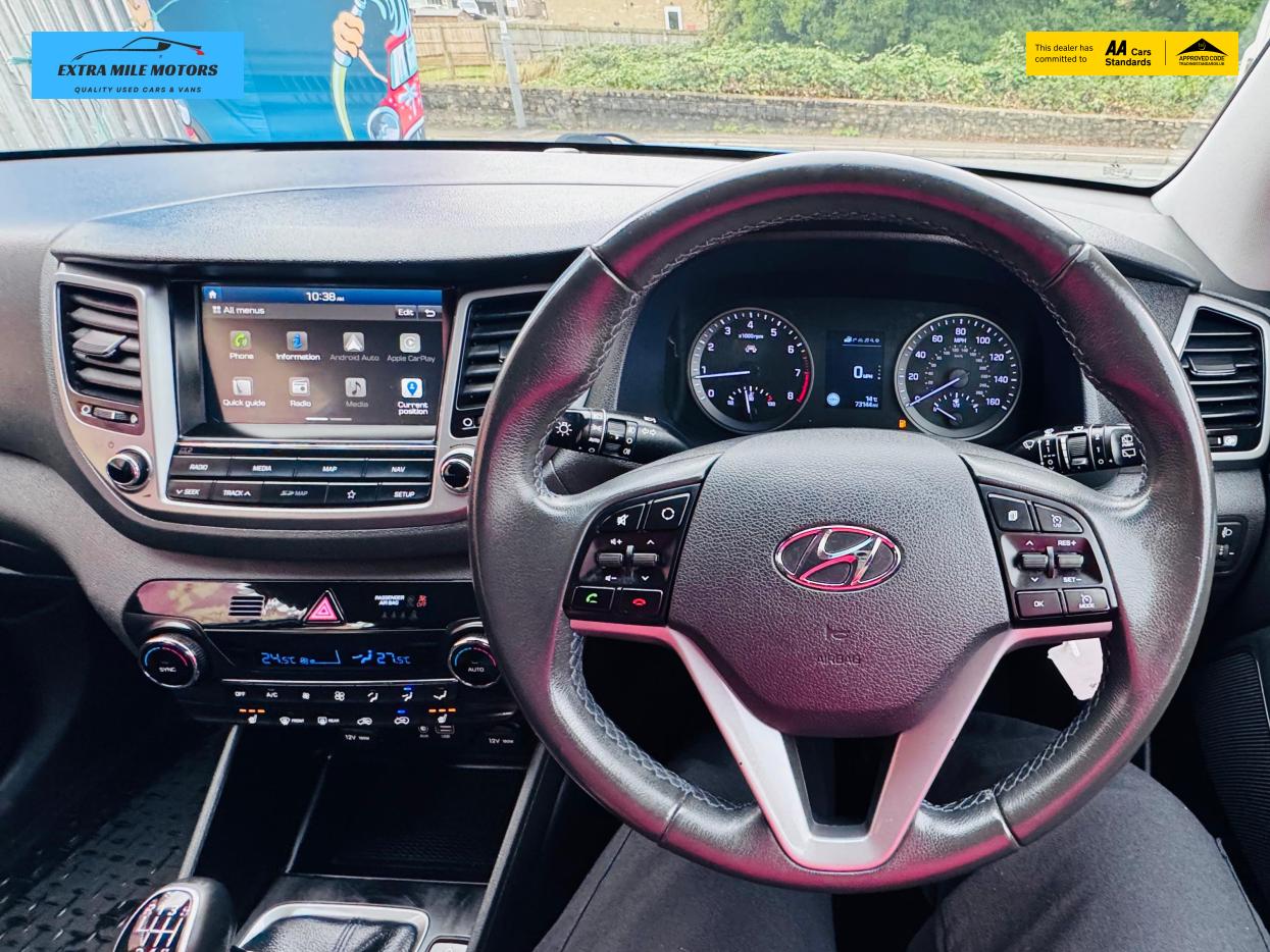 Hyundai TUCSON 1.6 GDi Blue Drive SE Nav SUV 5dr Petrol Manual Euro 6 (s/s) (132 ps)