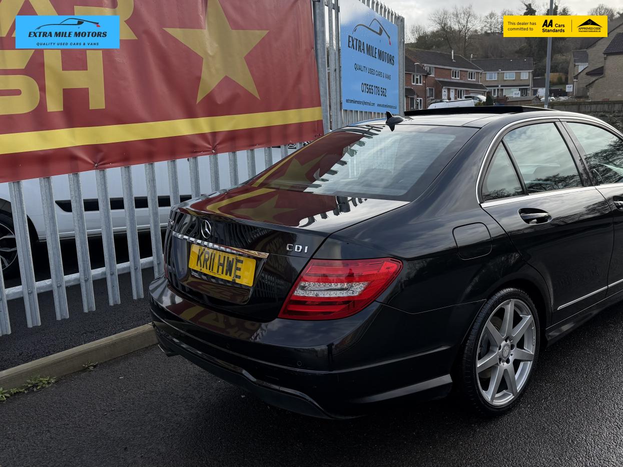 Mercedes-Benz C Class 2.1 C250 CDI BlueEfficiency Sport Saloon 4dr Diesel G-Tronic+ Euro 5 (s/s) (204 ps)