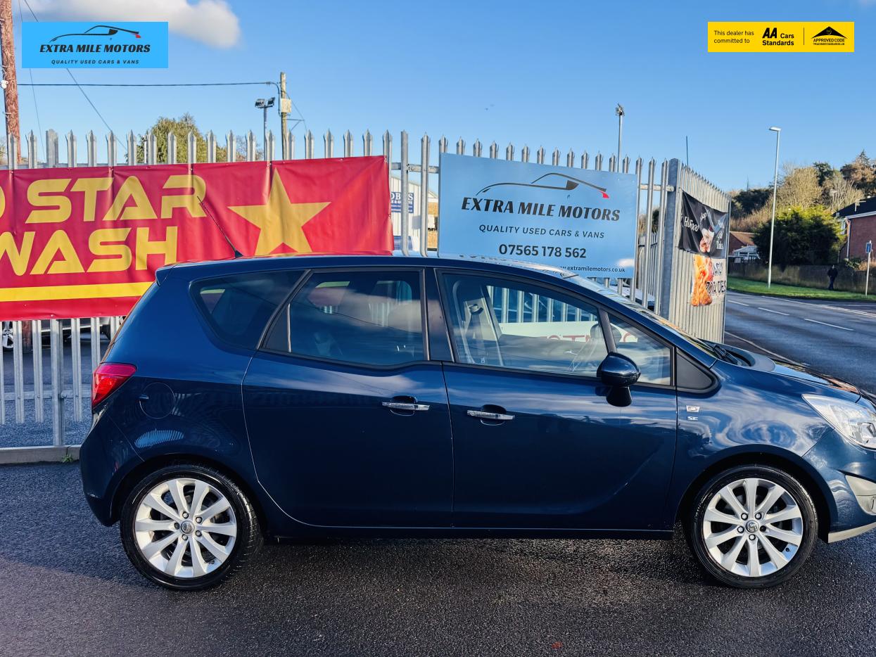 Vauxhall Meriva 1.4T 16V SE MPV 5dr Petrol Manual Euro 5 (120 ps)