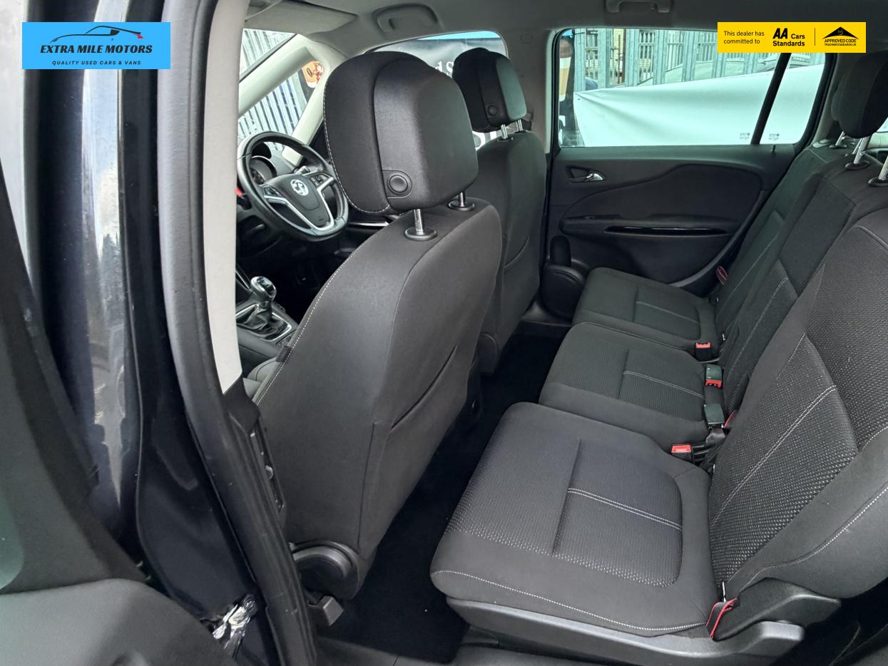 Vauxhall Zafira Tourer 1.4i Turbo SRi MPV 5dr Petrol Manual Euro 6 (140 ps)