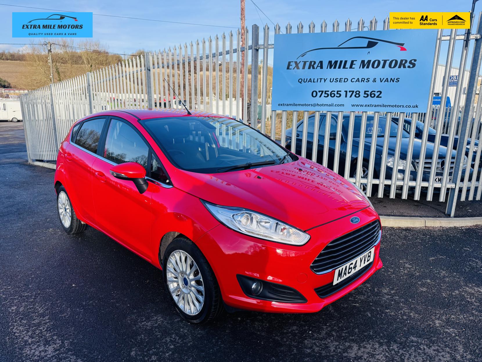 Ford Fiesta 1.0T EcoBoost Titanium Hatchback 5dr Petrol Manual Euro 5 (s/s) (100 ps)