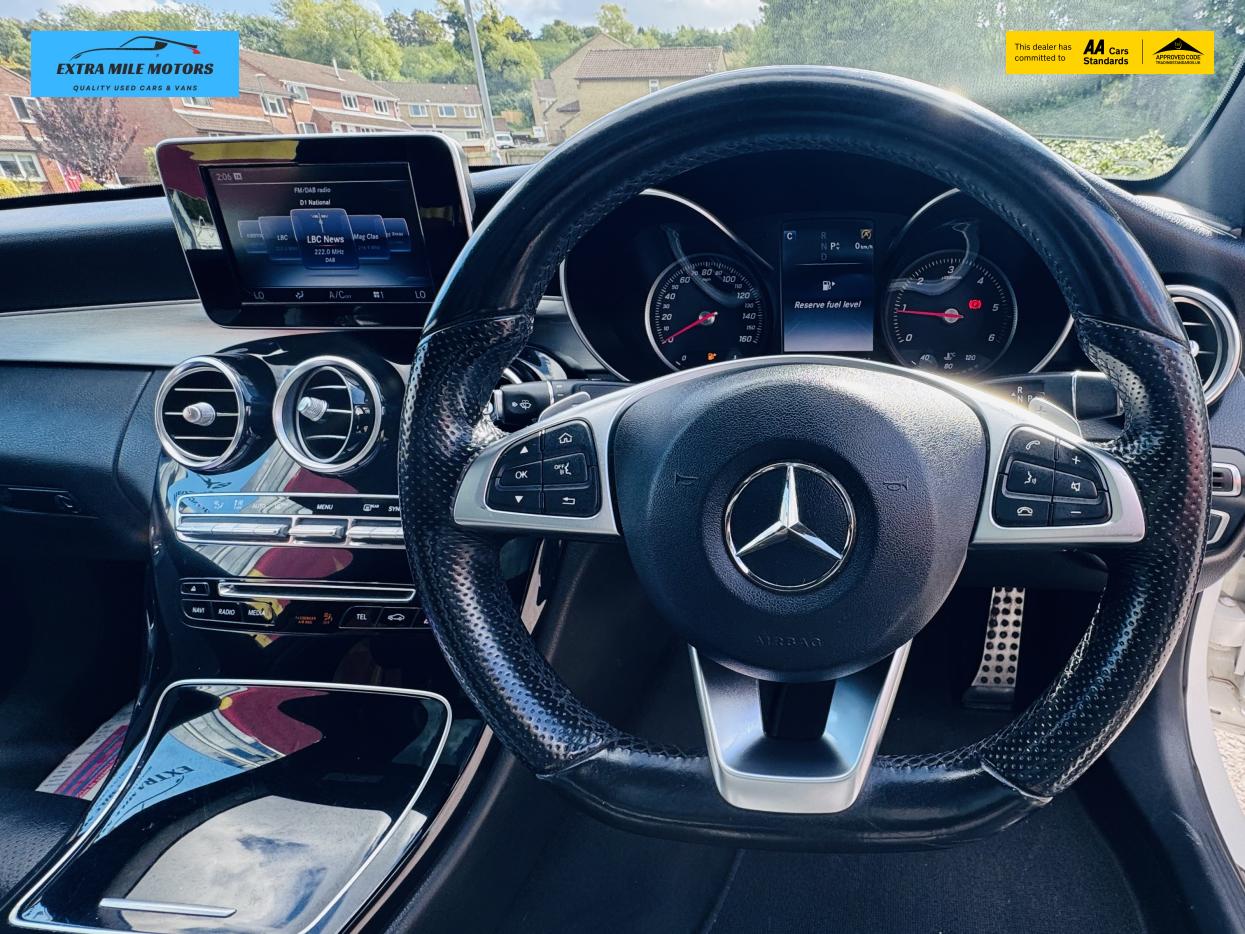 Mercedes-Benz C Class 1.6 C200d AMG Line (Premium) Saloon 4dr Diesel G-Tronic+ Euro 6 (s/s) (136 ps)