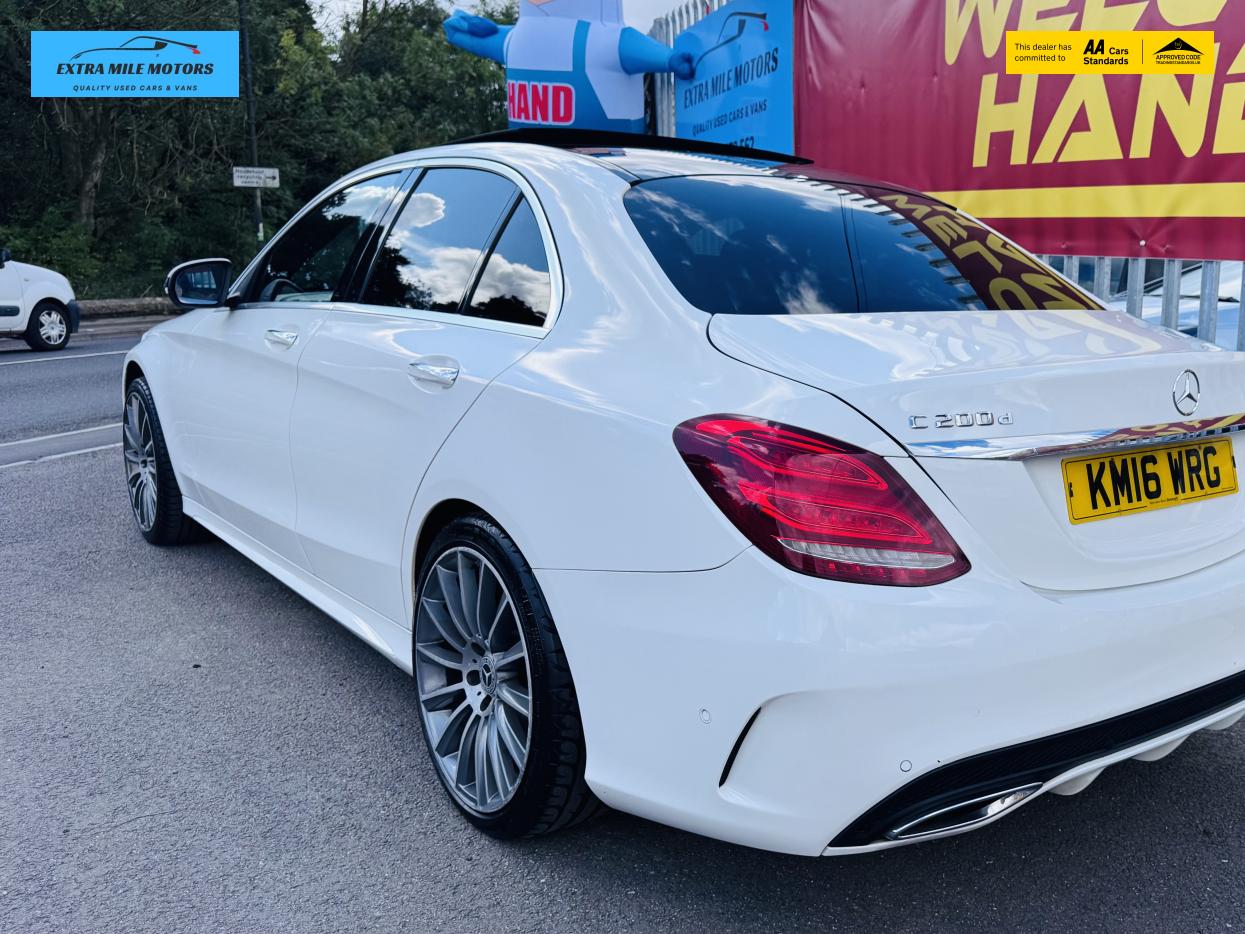 Mercedes-Benz C Class 1.6 C200d AMG Line (Premium) Saloon 4dr Diesel G-Tronic+ Euro 6 (s/s) (136 ps)