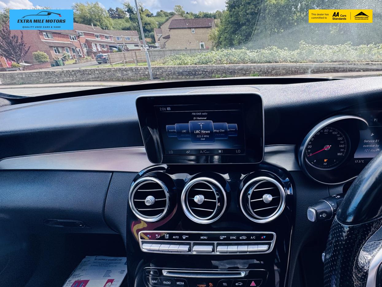 Mercedes-Benz C Class 1.6 C200d AMG Line (Premium) Saloon 4dr Diesel G-Tronic+ Euro 6 (s/s) (136 ps)